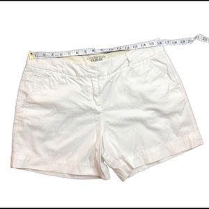 Lands’ End CANVAS Low Rise Straight Leg Shorts SZ8